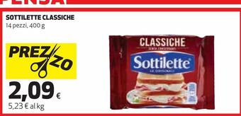 Coop Sottilette classiche offerta
