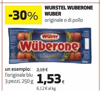 Coop Wurstel wuberone wuber offerta