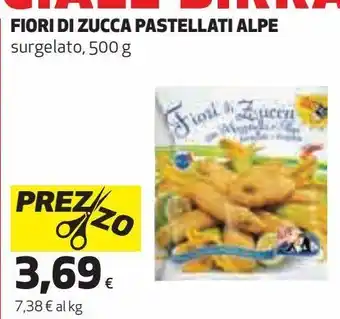 Coop Fiori di zucca pastellati alpe offerta