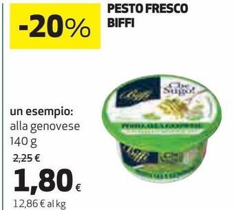 Coop Pesto fresco biffi offerta