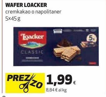 Coop Wafer loacker offerta