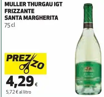Coop Muller thurgau igt frizzante santa margherita offerta