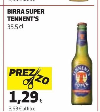 Coop Birra super tennet's offerta