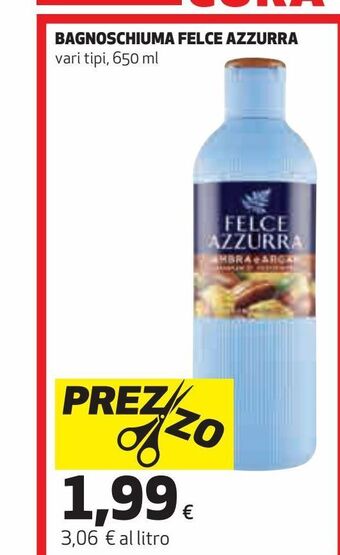 Coop Bagnoschiuma felce azzurra offerta