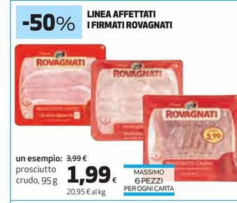 Coop Linea affettati i firmati rovagnati offerta