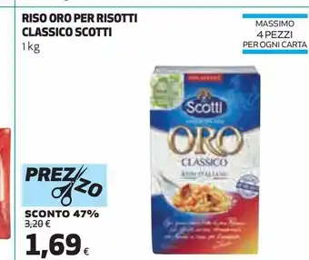 Coop Riso oro per scotti classico scotti offerta
