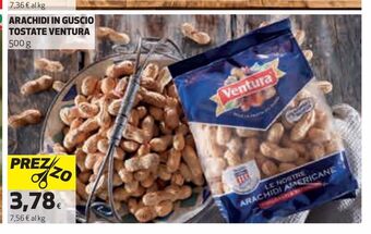 Ipercoop Arachidi in guscio tostate ventura offerta