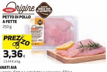 Ipercoop Petto di pollo a fette offerta