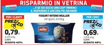 Ipercoop Yogurt intero muller offerta