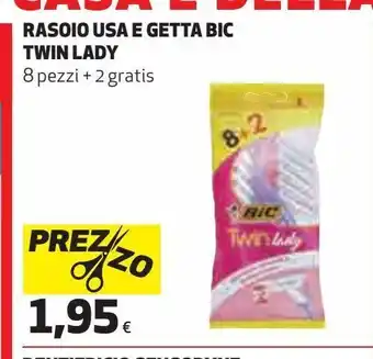 Ipercoop Rasoio usa e getta bic twin lady offerta