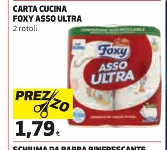 Ipercoop Carta cucina foxy asso ultra offerta