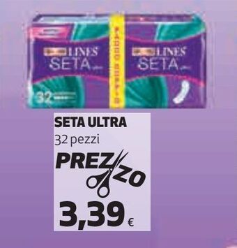 Ipercoop Assorbenti seta ultra offerta