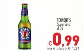 Cash & Carry Grossy Tennent's Super Birra cl 33 offerta