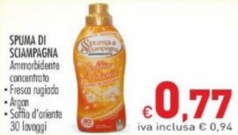 Spuma di Sciampagna Ammorbidente concentrato 30 lavaggi