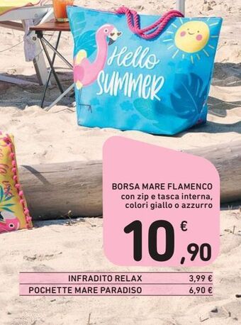 Spazio Conad Borsa mare flamenco offerta