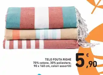 Spazio Conad Telo fouta righe offerta