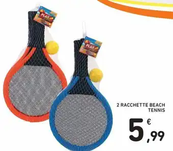 Spazio Conad 2 racchette beach tennis offerta