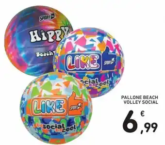 Pallone beach volley social