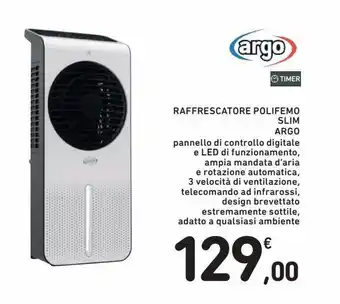 Raffrescatore polifemo slip argo