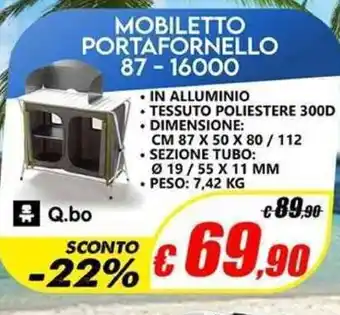 Mobiletto Portafornello 87-16000
