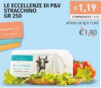 Prezzemolo e Vitale Le Eccellenze Di P&V Stracchino gr 250 offerta