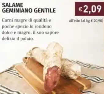 Prezzemolo e Vitale Salame Geminiano Gentile offerta