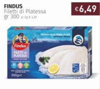 Prezzemolo e Vitale Findus Filetti di Platessa gr 300 offerta