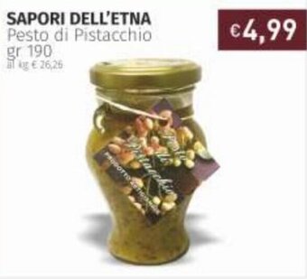Prezzemolo e Vitale Sapori Dell'Etna Pesto di Pistacchio gr 190 offerta
