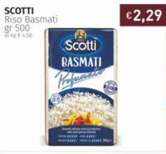 Prezzemolo e Vitale Scotti Riso Basmati gr 500 offerta