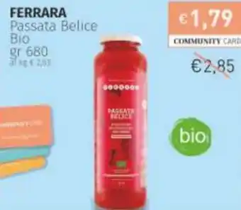 Prezzemolo e Vitale Ferrara Passata Belice Bio gr 680 offerta
