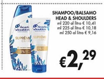 Shampoo/balsamo head & shoulders