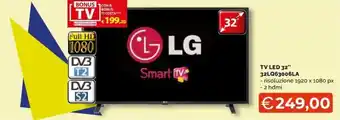 Mercatò Big LG TV Led 32" 32LQ63006LA offerta