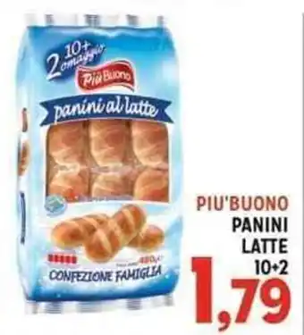 Più Buono Panini Latte 10+2