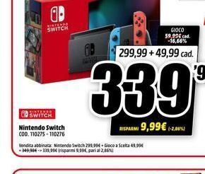 MediaWorld Nintendo switch offerta