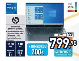 Unieuro Hp pavilion + offerta