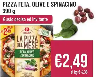 Tigros Pizza Feta, Olive e Spinacino 390 g offerta