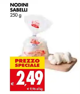 Tigros Nodini Sabelli 250 g offerta