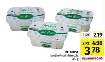 Pam Deliziosa ovoline/nodini/treccia 200 g offerta