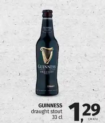 Guinness draught stout 33 cl