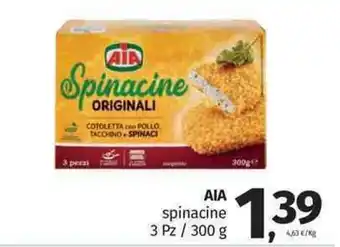 Pam Aia Spinacine 3 Pz / 300 g offerta