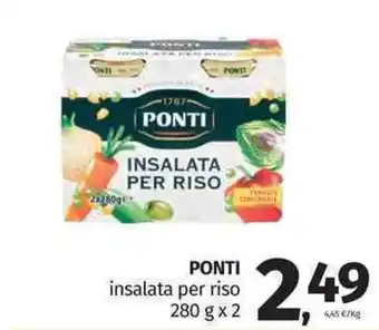 Pam Ponti insalata per riso 280 g x 2 offerta