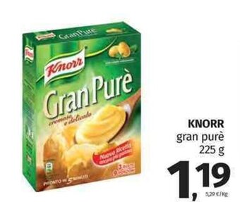 Pam Knorr gran purè 225 g offerta