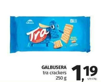 Pam Galbusera tra crackers 250 g offerta