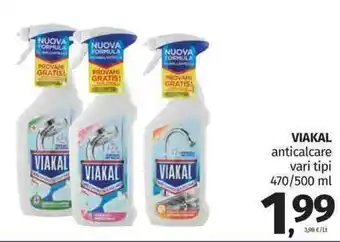 Pam Viakal anticalcare vari tipi 470/500 ml offerta