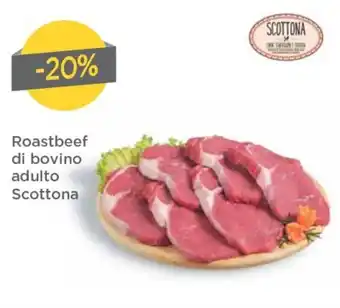 DPiù 20% Scottona Roastbeef di Bovino Adulto offerta