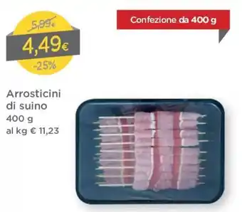 DPiù Arrosticini di Suino 400g offerta