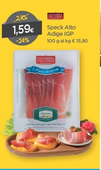 DPiù Salumeria del Corso Speck Alto Adige IGP 100g offerta