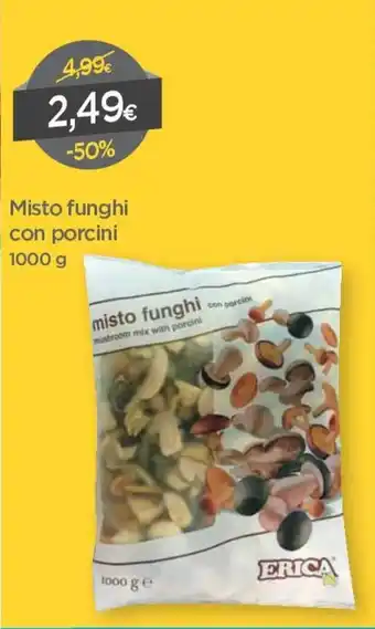 DPiù Misto Funghi con Porcini 1000g offerta