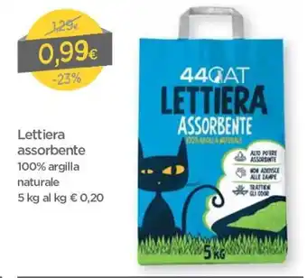 DPiù 44Cat Lettiera Assorbente 5kg offerta