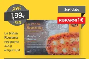 La Pinsa Romana Margherita 335g